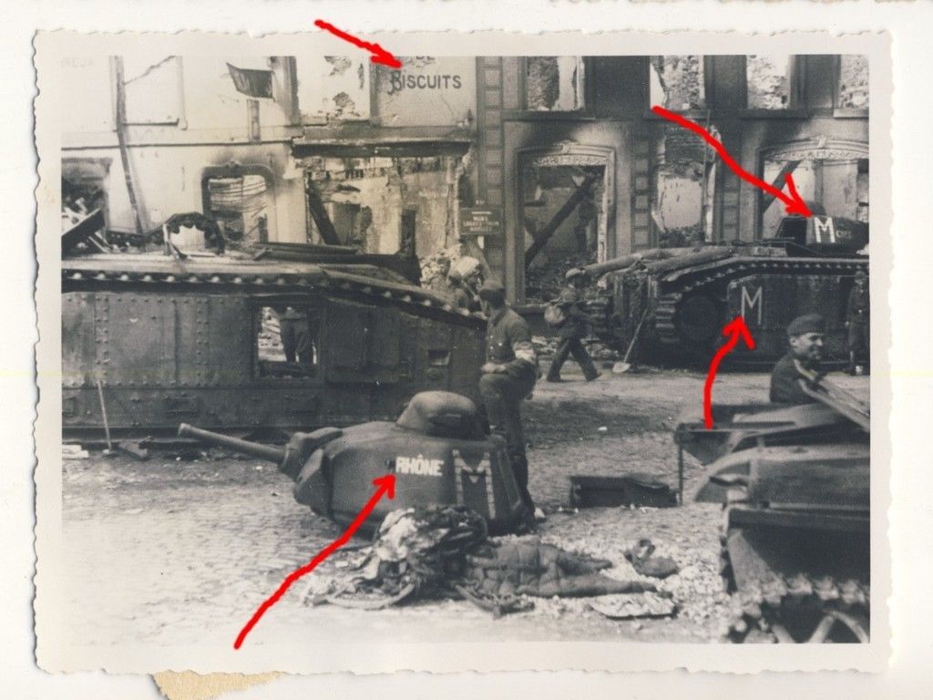 Foto BEAUMONT Frankreich - zerstörte französisch