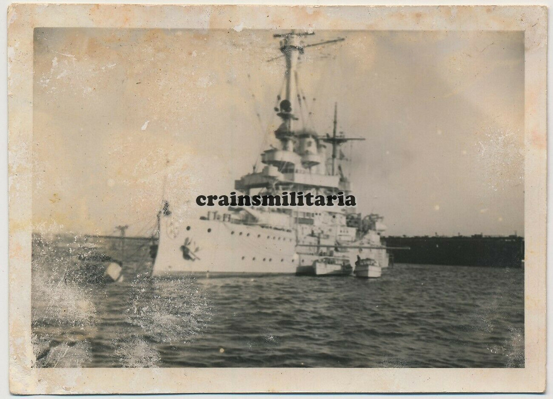 Orig. Foto Kreuzer Panzerschiff Schlachtschiff Schiff Boot Zerstörer (2)