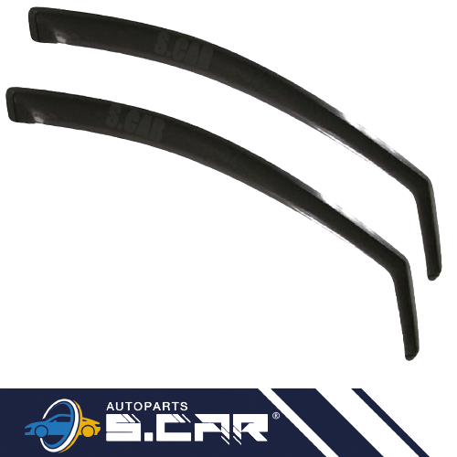 Deflettori Vetri Auto Deflettori Aria Per Peugeot Traveller Dal 2016 - 2 Pezzi, Grigio, Antifumo Deflettori Originali Made Europe - Foto 3