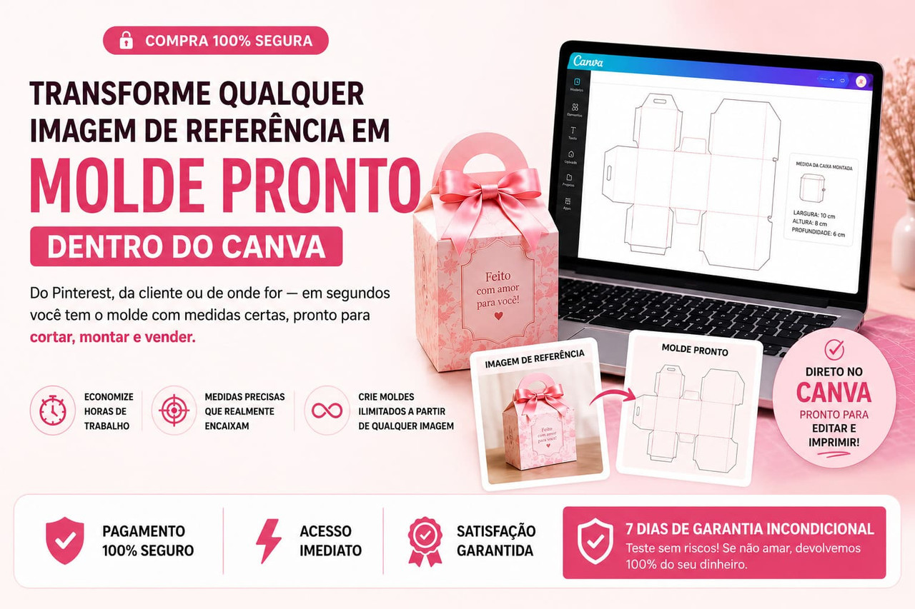 Transforme qualquer imagem de referência em molde pronto dentro do Canva