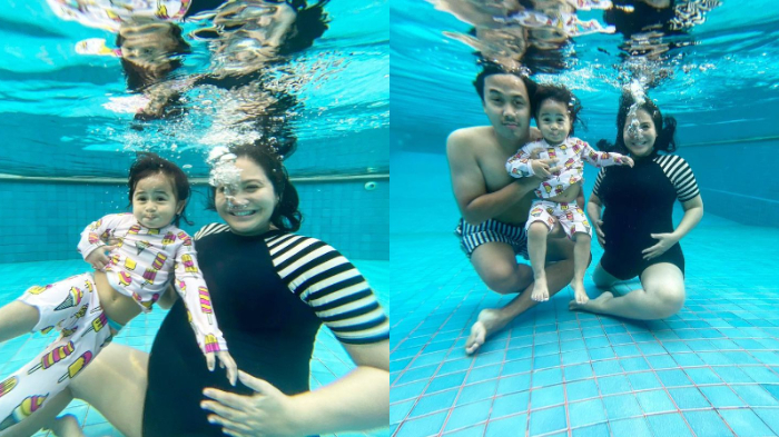 Caca Tengker lakukan maternity shoot bareng Barry Tamrin dan Ansara