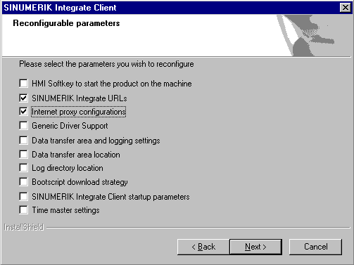 SINUMERIK control with HMI-Advanced - Setting the proxy SINUMERIK control with HMI-Advanced - Setting the proxy