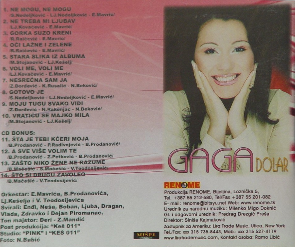 Gaga Petrovic Dolar - 2004 - Voli me voli me - z