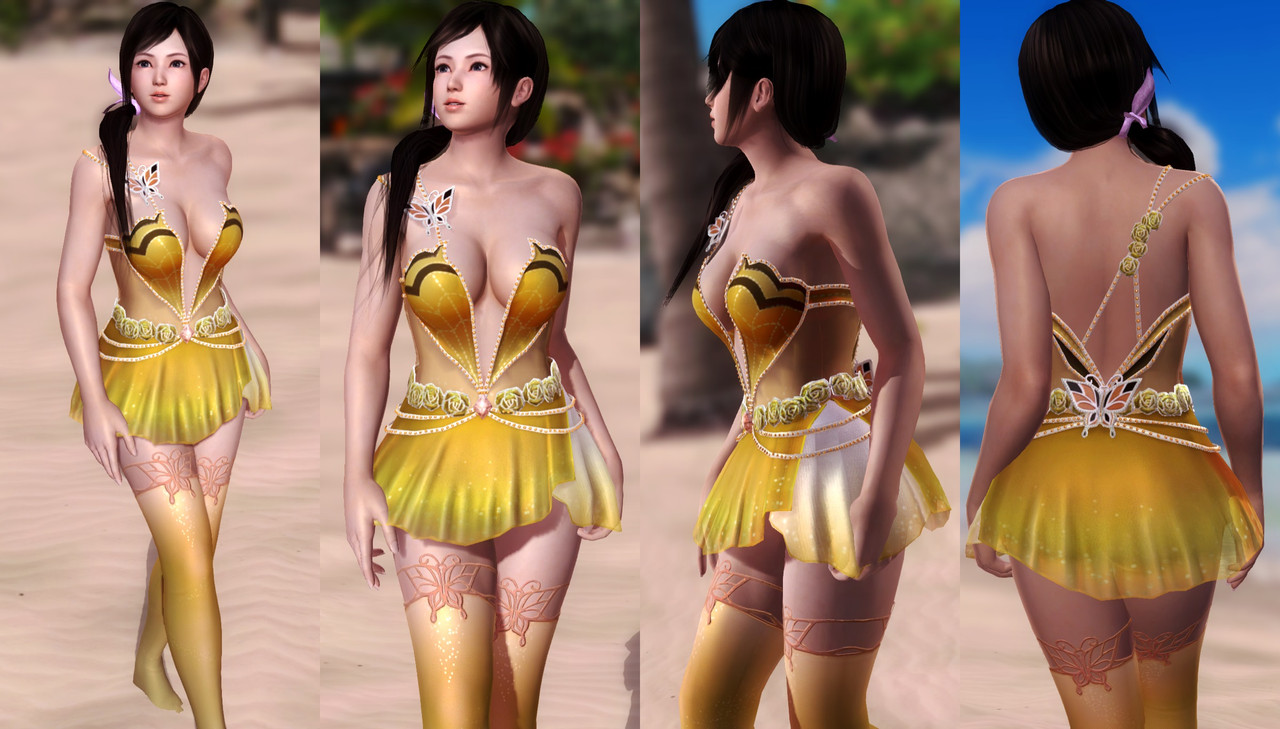 Kokoro DOAXVV Papillon Dance (Yellow)