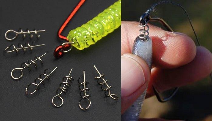 50Pcs-Fishing-Spring-Needle-Screw-For-Soft-Worm-