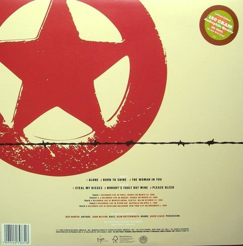 Ben Harper And The Innocent Criminals - Alone The Live (2009) [12" EP, Limited Edition | Vinyl Rip 1/5.64] DSD | DSF + MP3