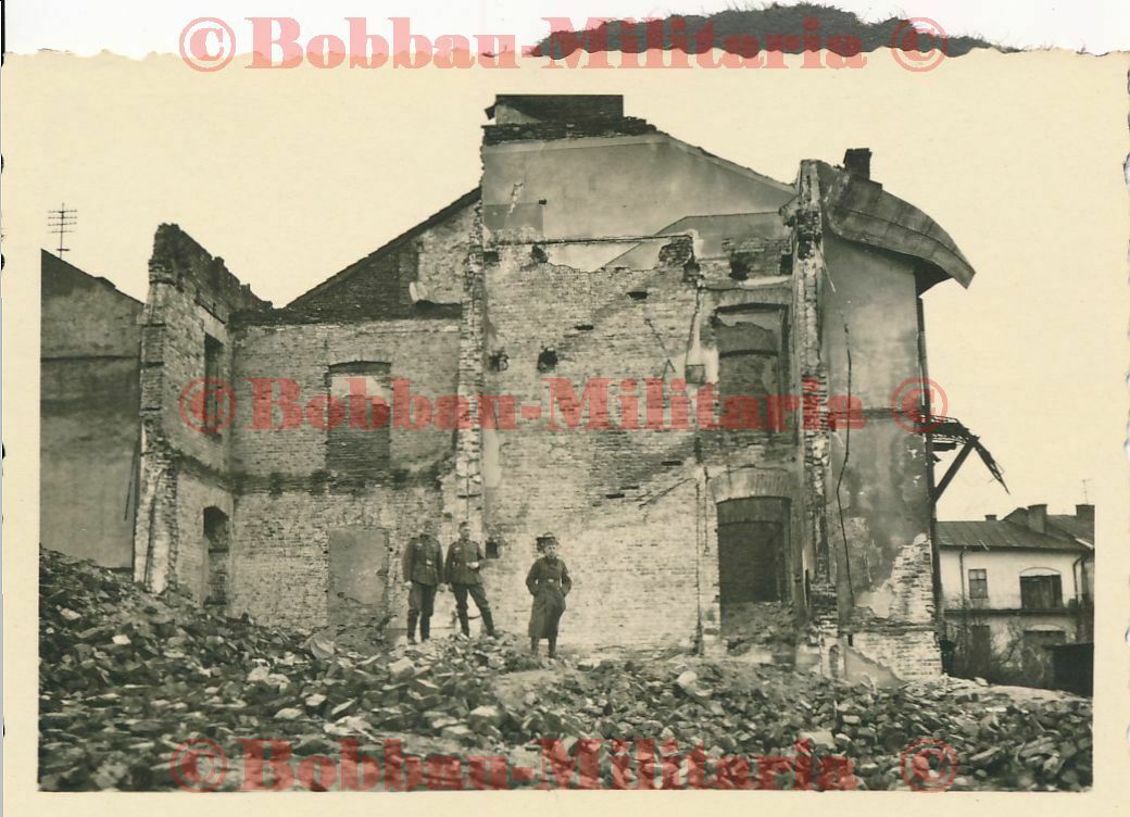 Foto Polen Rzeszów Reichshof City Häuser Ruinen combat dzielnica zydowska.