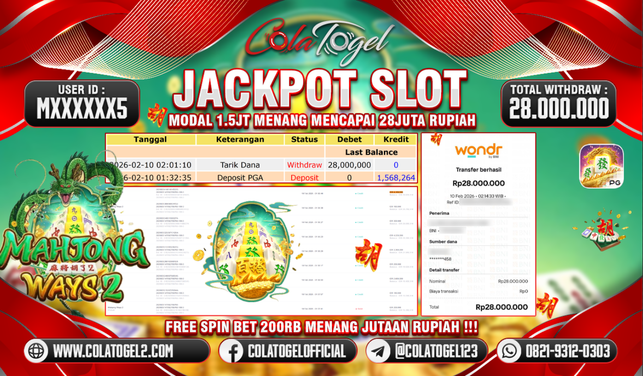 JACKPOT SLOT GACORR!!