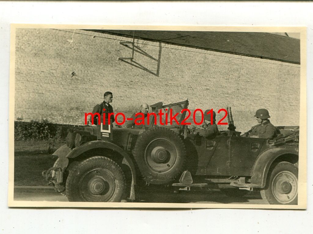 Foto, PKW, Kübelwagen, General Wiktorin nimmt Me