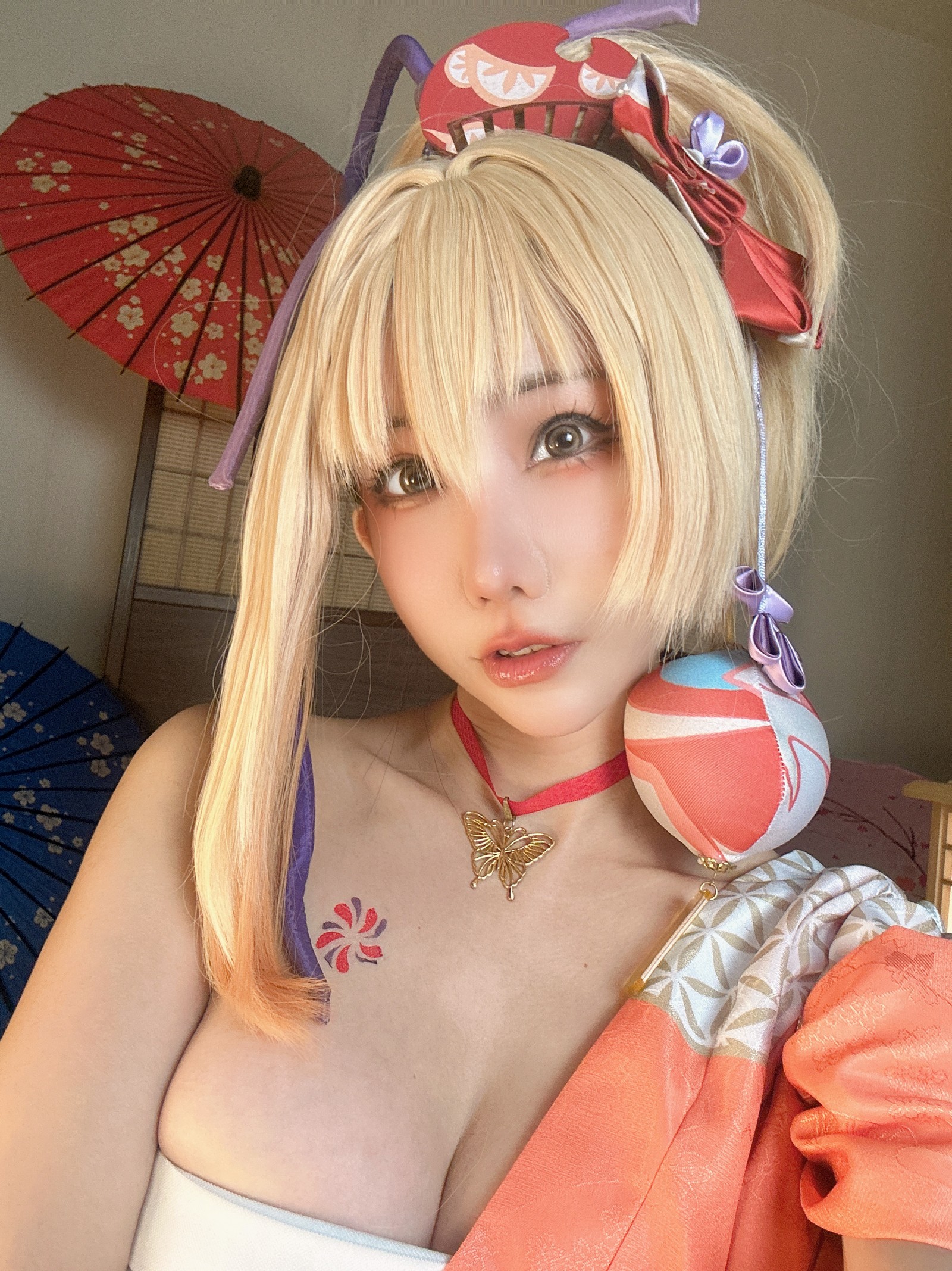 楊衣 Yangyi – Yoimiya 宵宫 Cosplay 写真视频（38P+1V-202MB）原神角色插图8