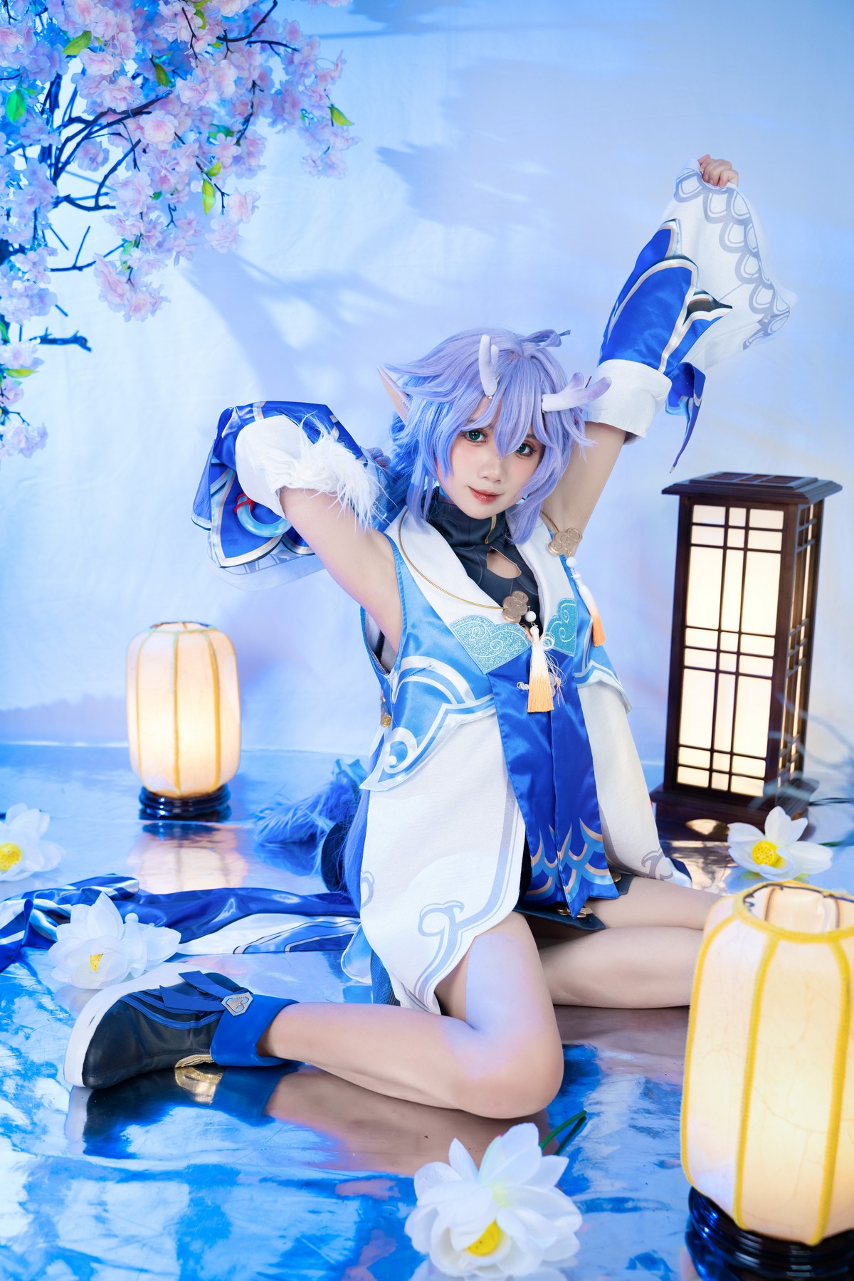 PoppaChan Bailu Cosplay Pack (Honkai Star Rail) – 155 Photos 12 Videos 457MB插图1