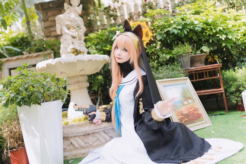 艾西Aiwest 碧蓝档案伊落玛丽修女Cosplay写真图集 修女主题高清图集 33P (98.4M)插图5