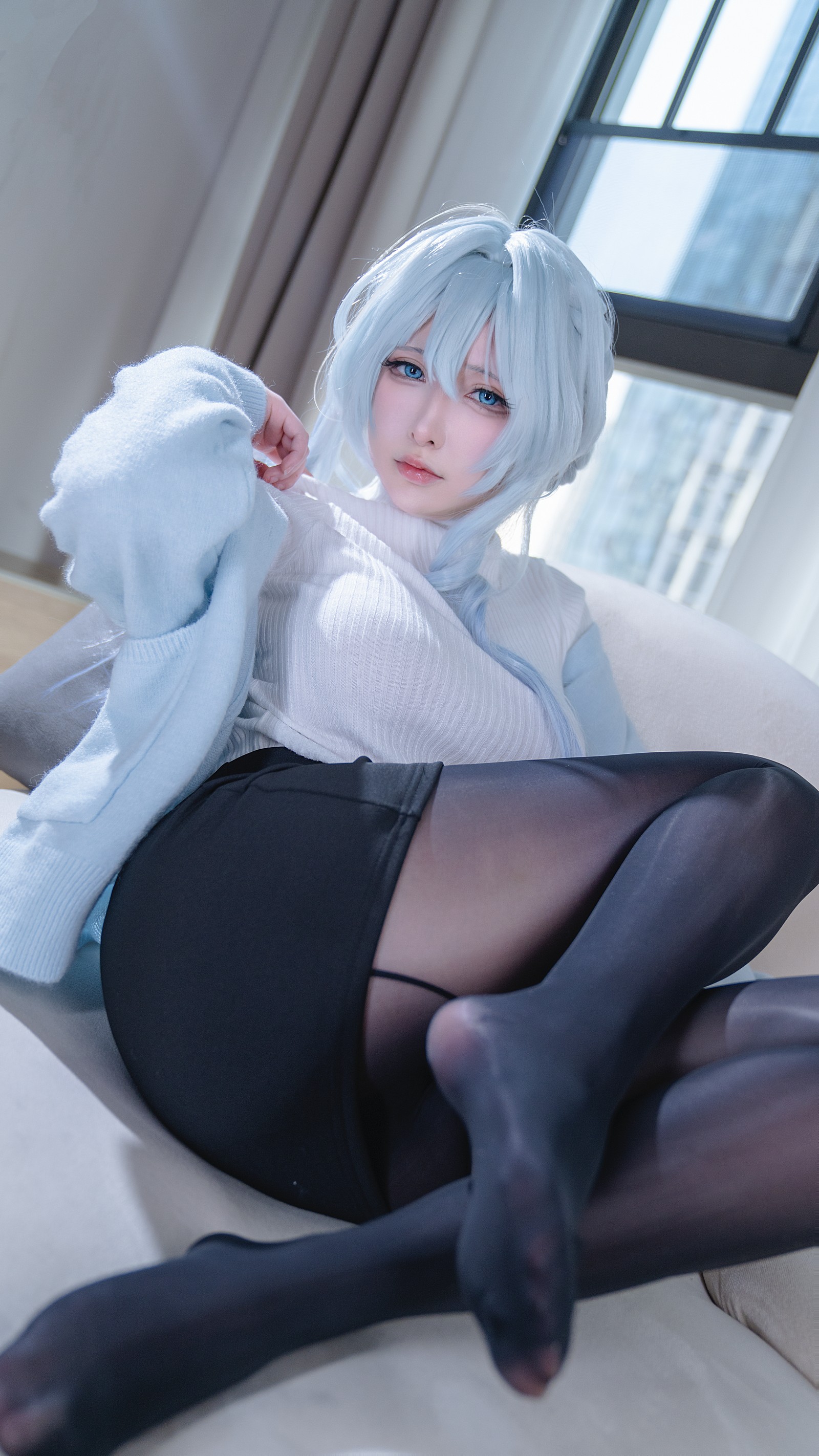樱梨梨 雪女 Cosplay 写真图集｜高清日系风格摄影（32P｜178MB）插图5