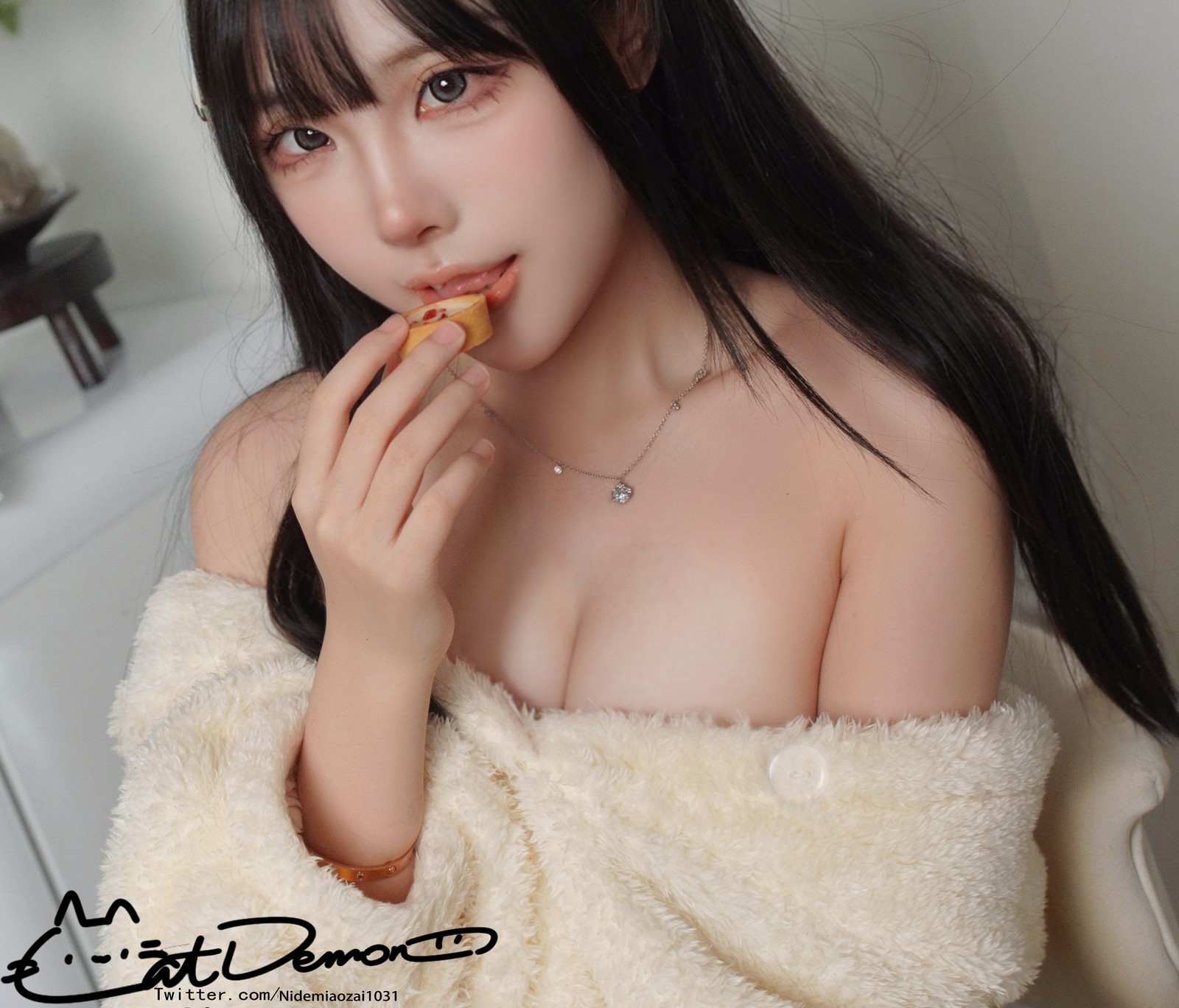 Cat Demon 喵崽｜小羊主题 萌系 Cosplay 高清写真图集插图9