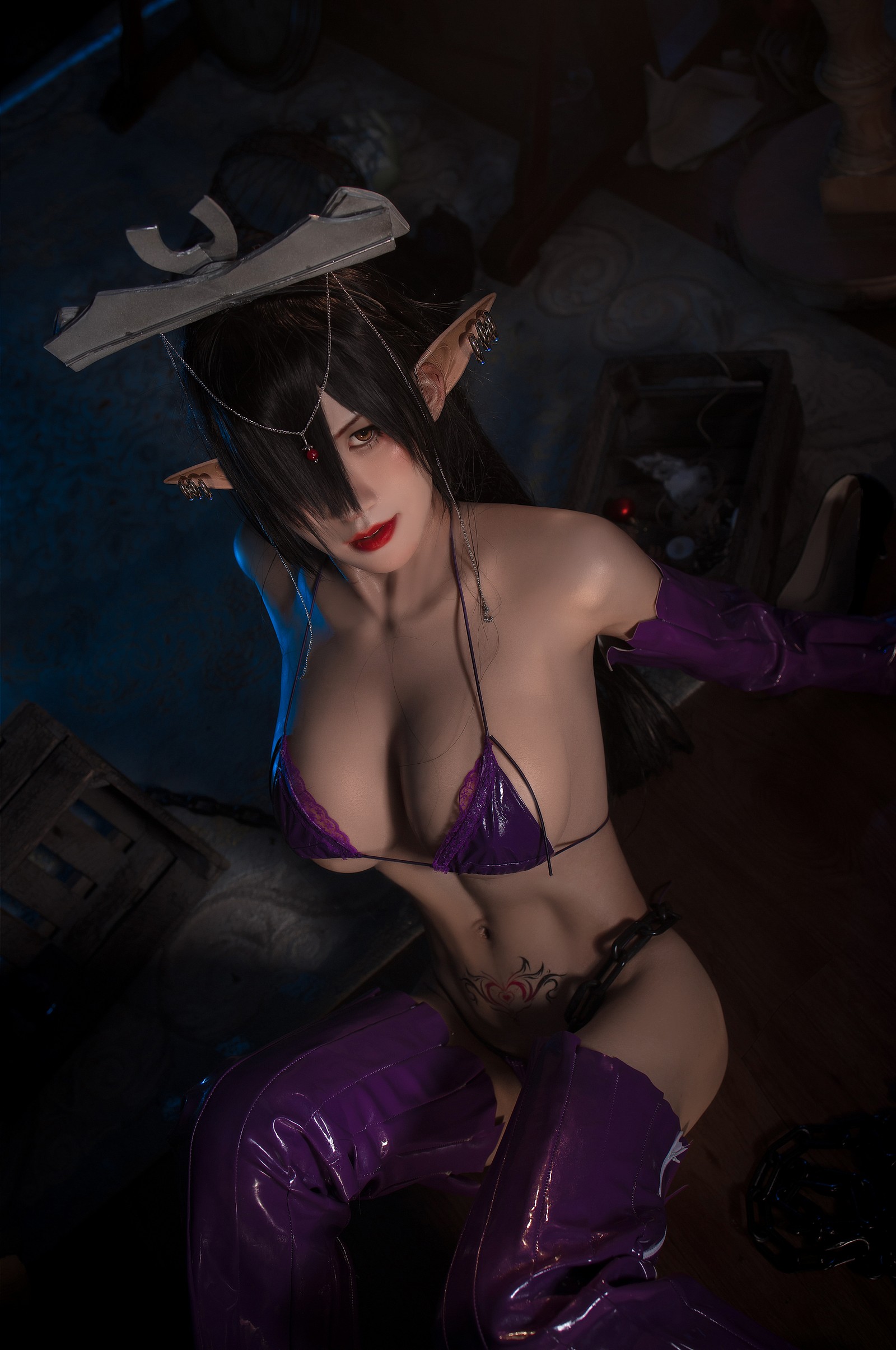 桜满三时 – 黑兽奥利卡 同人 Cosplay 高清写真集（32P-464.5MB）角色扮演插图8