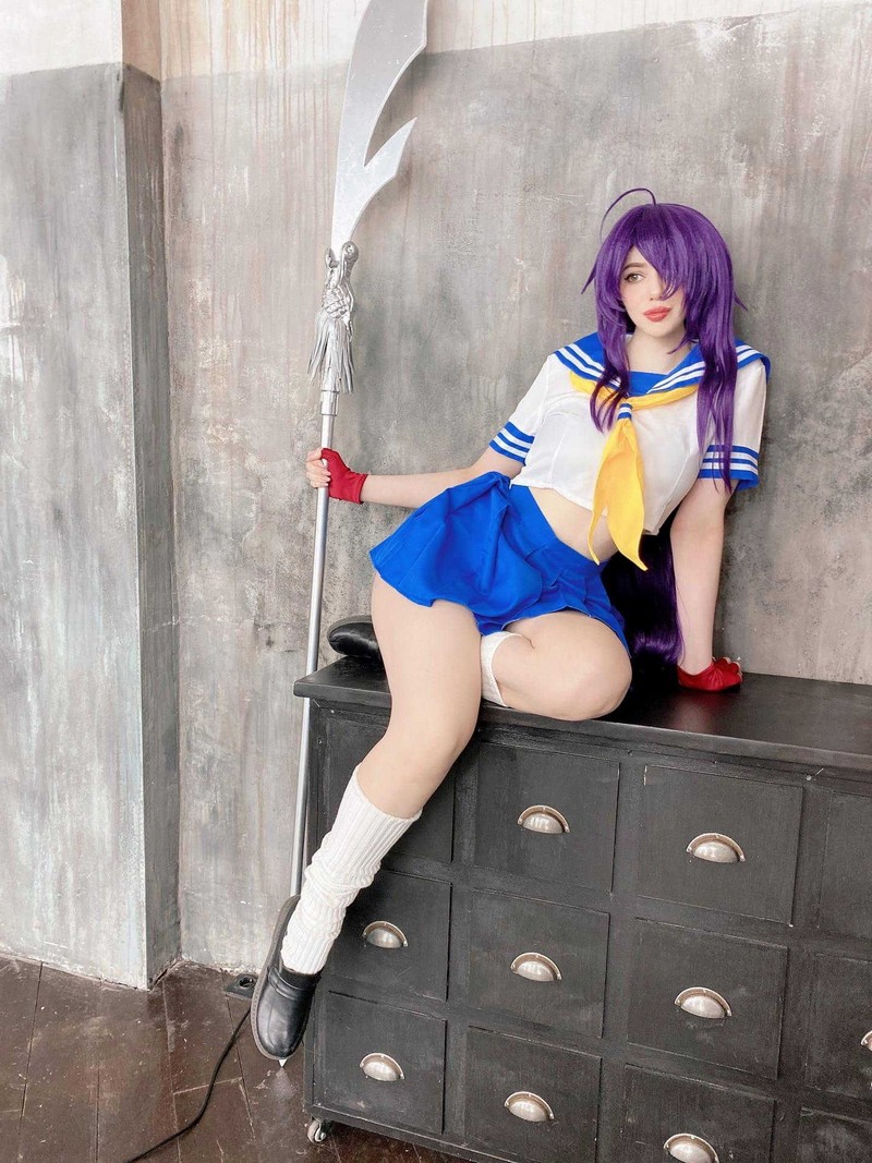 Alina Becker 关羽 Kanu Unchou Cosplay 一骑当千角色写真【59P-23.7M】插图7