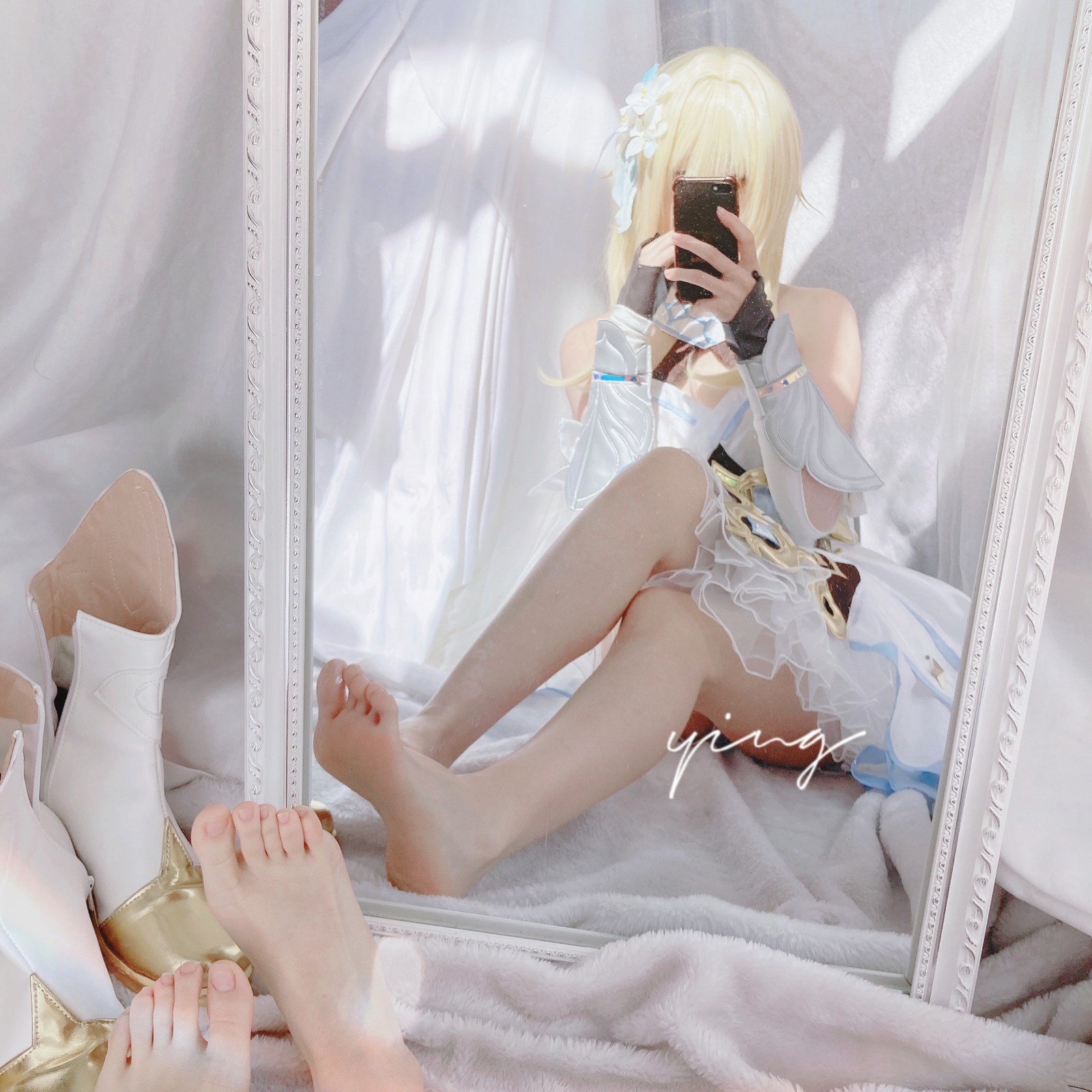 Seele麦麦荧纯白物语 Cosplay｜原神主题高清写真集（145P-445MB）插图2