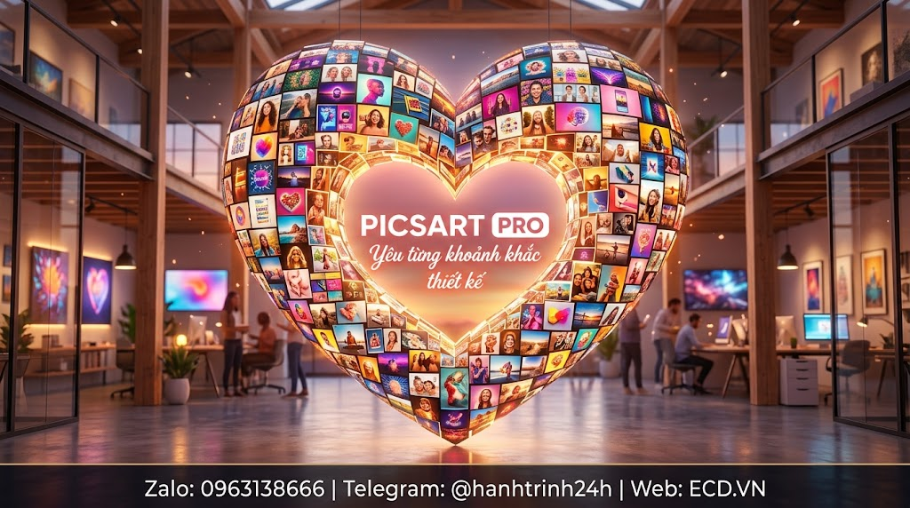 ứng dụng picsart pro