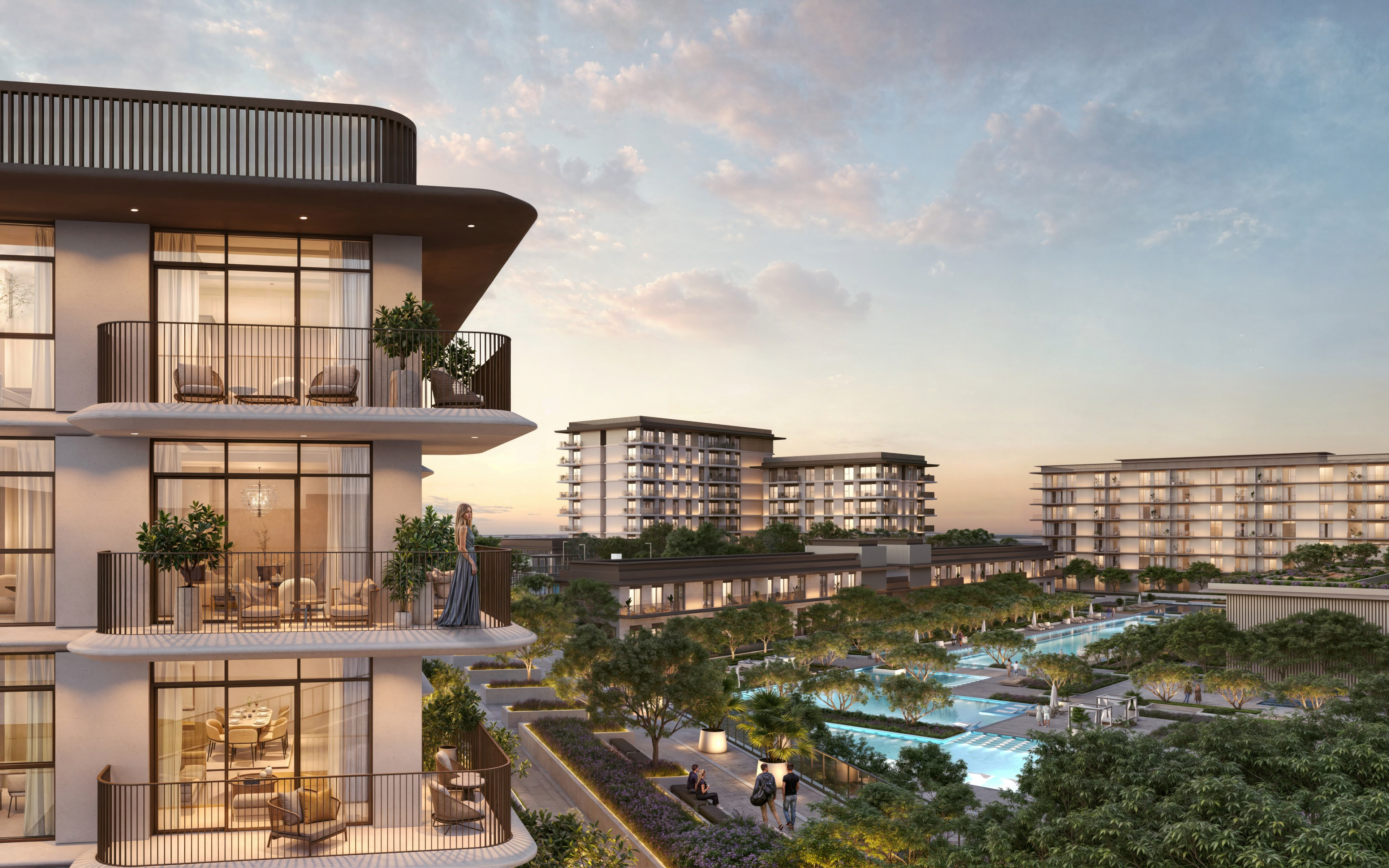 Ocean Star at Rashid Yachts & Marina waterfront residential tower exterior by Emaar with marina promenade, luxury architecture and yachts — Distress Deal property opportunity in Dubai