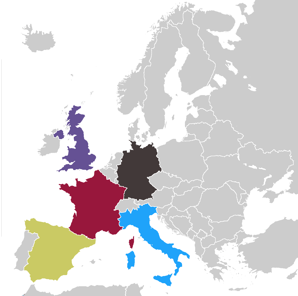 Your favorite 5 European countries. Which one?