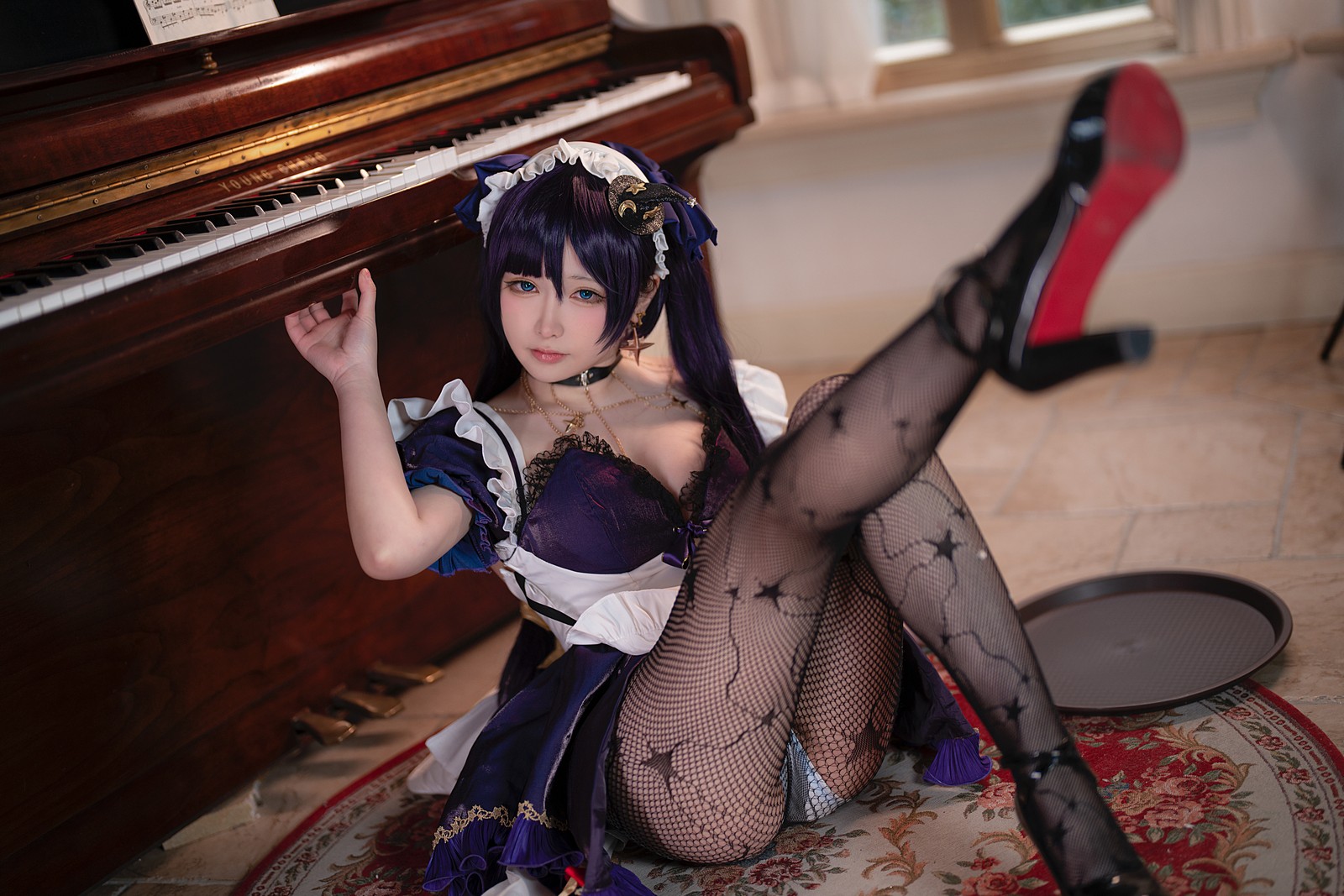 樱梨梨 莫娜 女仆 Cosplay 写真集｜原神角色高清图集（34P｜135MB）插图7