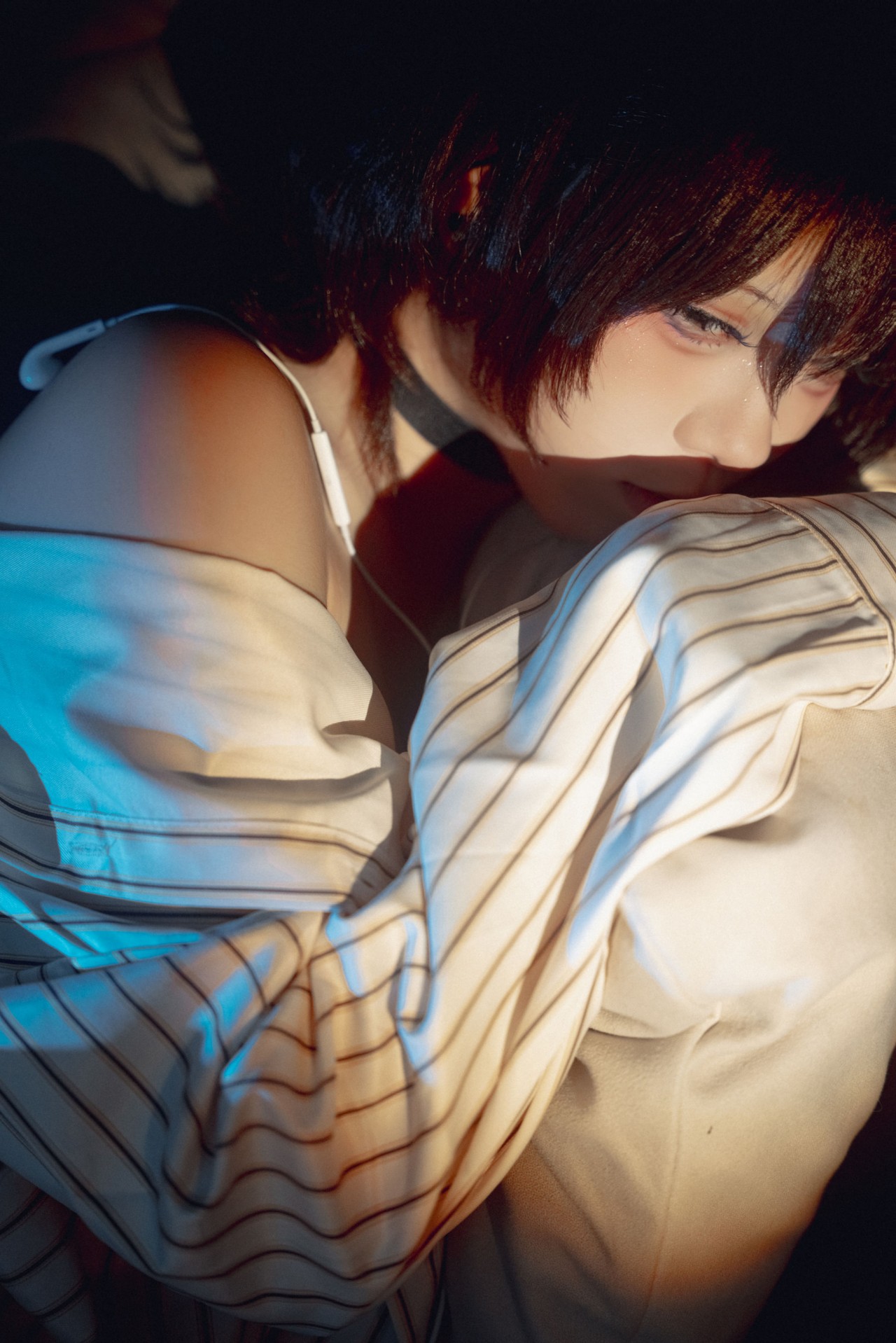 纸悦etsu_ko《美咲泳装》作品写真，好看的抹胸小美女插图9