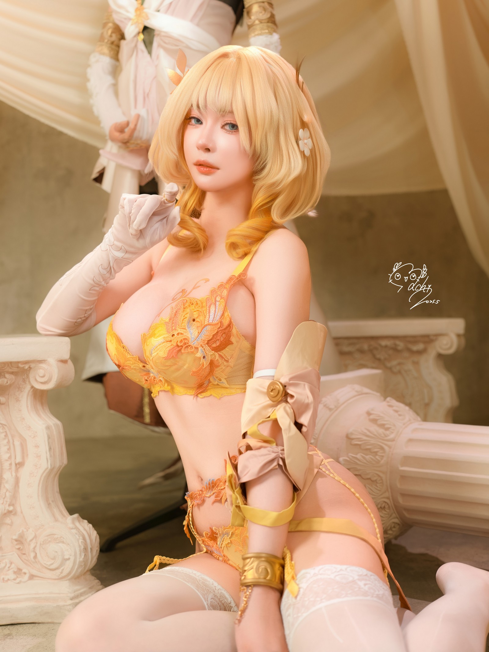 Machi马吉 Aglaea 角色写真集｜高质量Cosplay高清图包（106P-173.3M）插图3