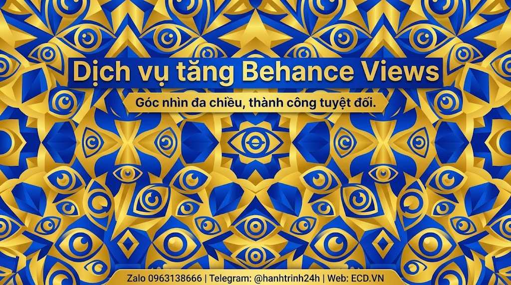dịch vụ tăng behance views 2025 dành cho designer