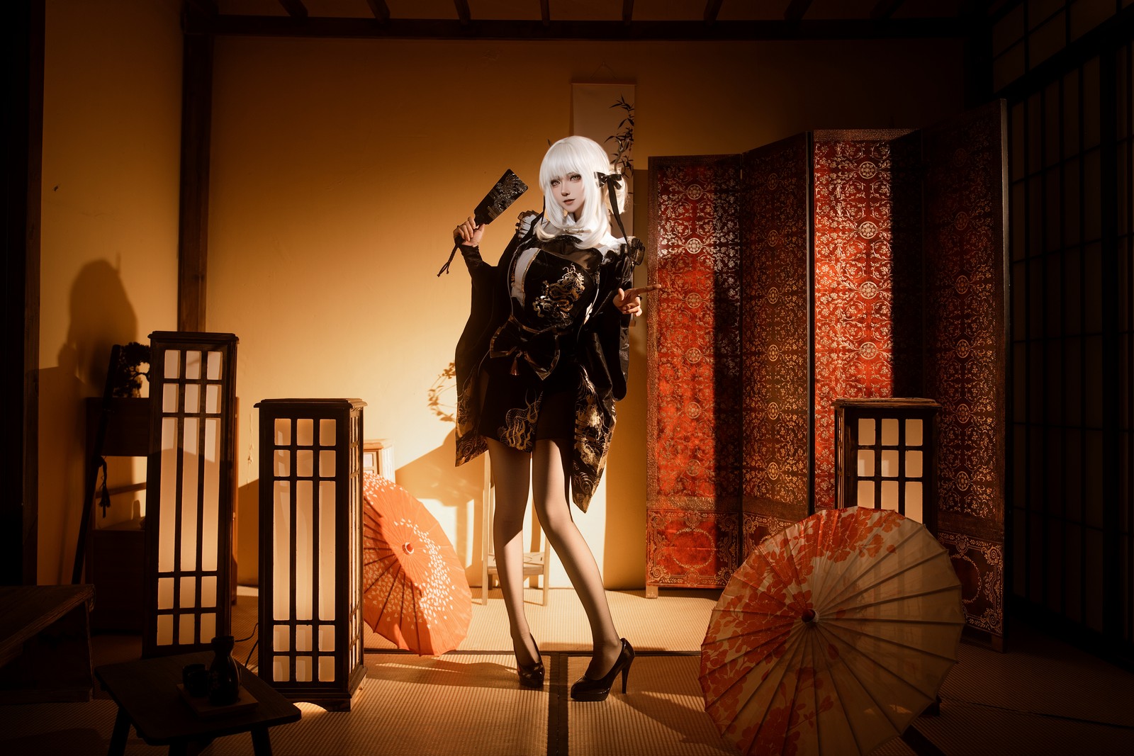 Seya-狮砸 – Nikke 布兰儿 和服 Cos 高清写真（12P-124.1MB）插图7