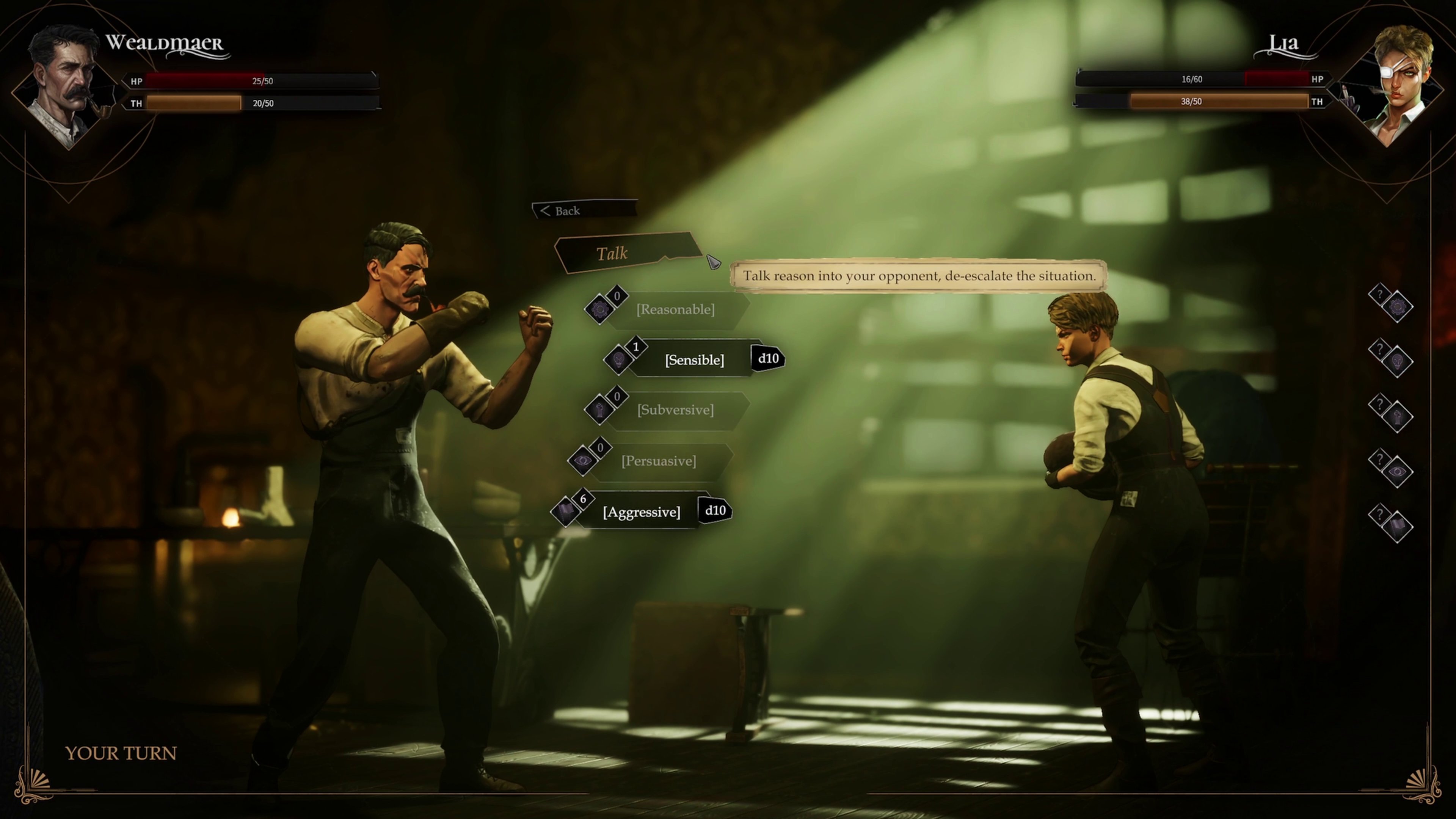 Combat Screen