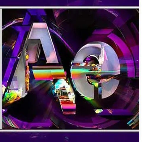 Vídeo curso espacio 3d after effects compocisión de objetos texto