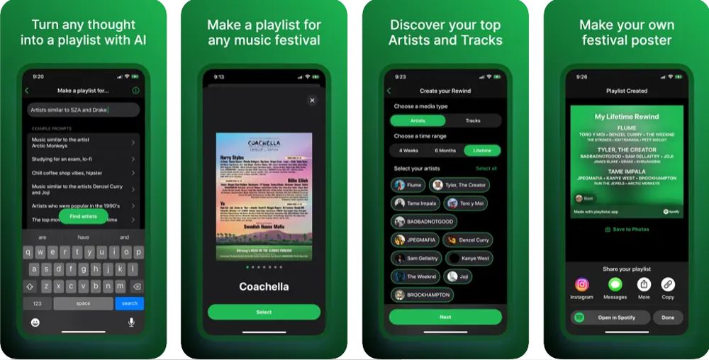 ai playlist maker playlistai