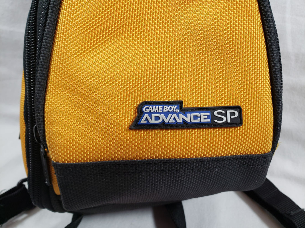Official Nintendo GBA Game Boy Advance SP Backpack YELLOW