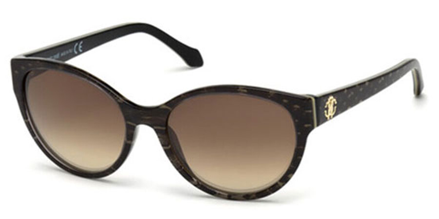Roberto Cavalli ALRISCHA 824S 57F Brown Cat Eye Brown  display picture 1