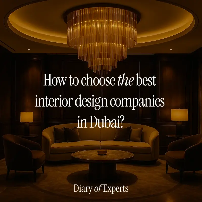How To Choose The Best Interior Design Companies in Dubai
