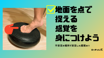 バランスディスクトレーニング：体幹保持
