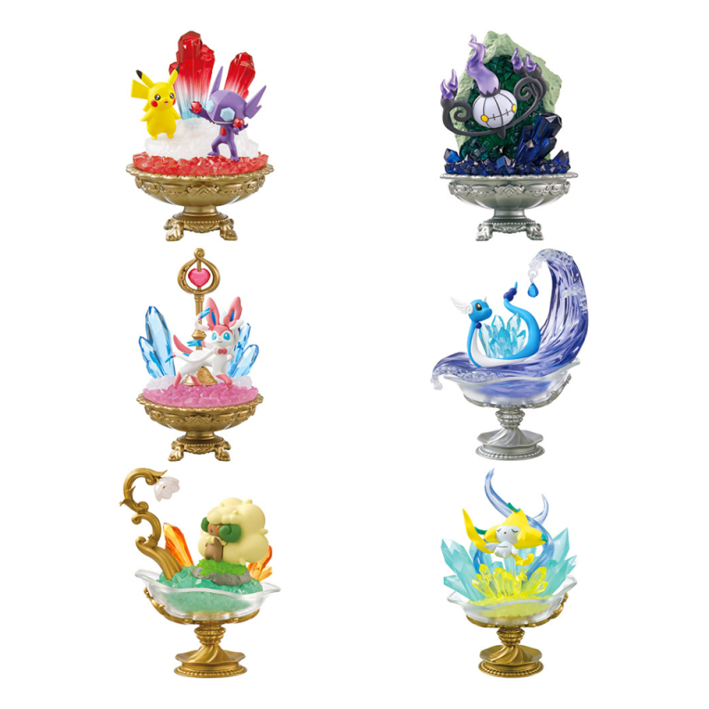 全6種セット 「Pokemon Gemstone Collection 2」 Gemstone Collection 2 Pokemon Sylveon Chandelure Jirachi Set Re