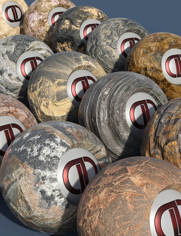 DD PBR Rock Shaders for Iray Vol 1 DD PBR Rock Shaders for Iray Vol 1