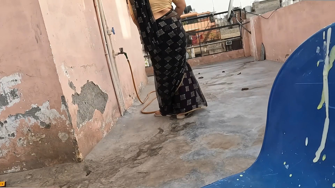 Chubby Milky Punjabi Lady Huge Boobs, Tummy and Deep Big Navel mp4 snapshot...