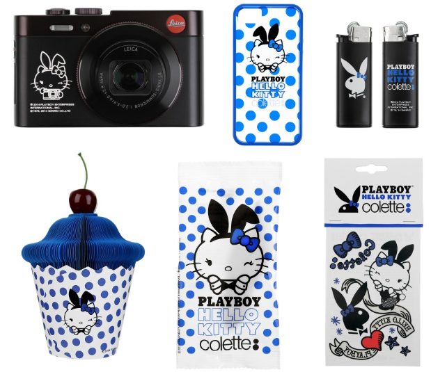 Hello Kitty x Playboy merchandise