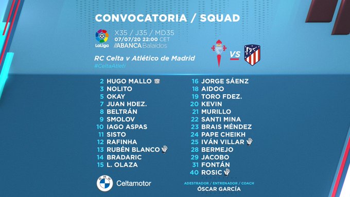 R.C. Celta 1-1 Atlético de Madrid | 35ª Jornada de La Liga Eqweeeeeeeeemew