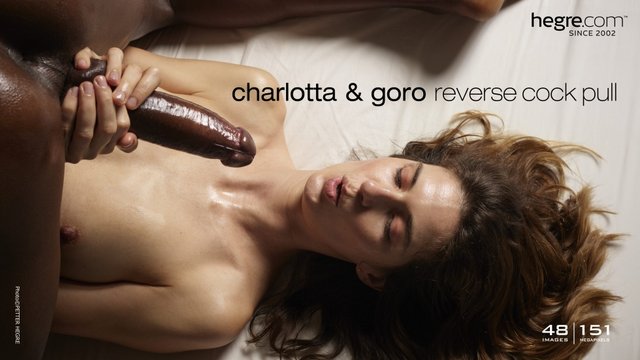 Charlotta and Goro - Reverse Cock Pull (25.12.2023)