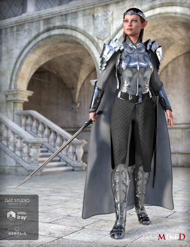MD dForce HD Elven Royal Armor for Genesis 8 Female(s) MD dForce HD Elven Royal Armor for Genesis 8 Female(s)