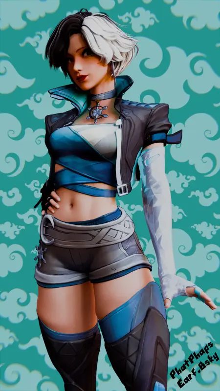 Luna Snow – Marvel Rivals (Blender Model)