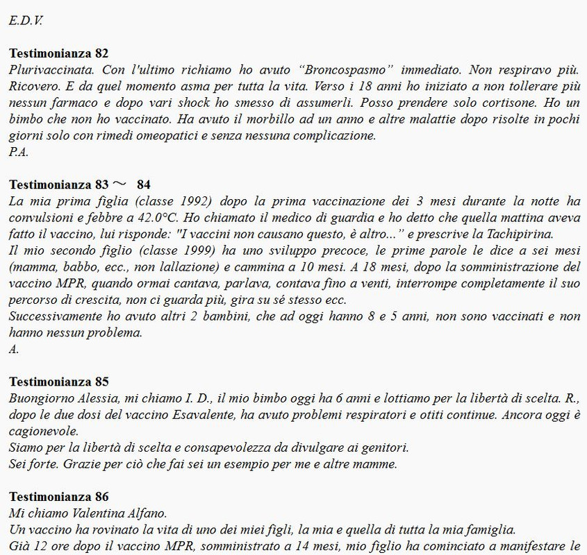 Il Danno nascosto - Oltre 500 testimoninaze (2)