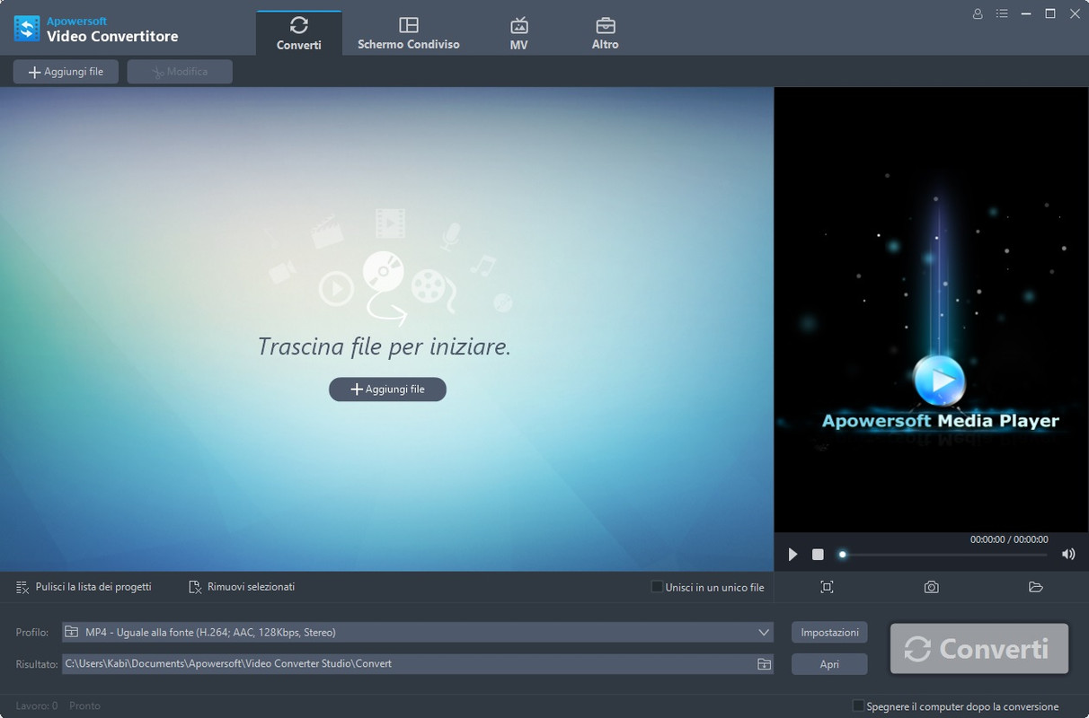 Apowersoft Video Converter Studio 4.8.6.5  Immagine