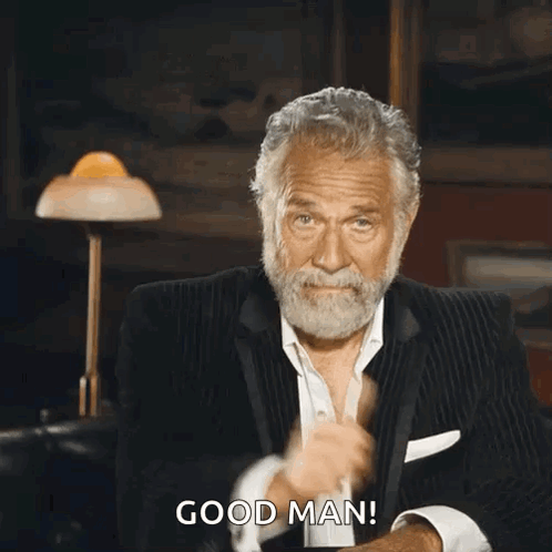 Most Interesting Man In The World Thumbs Up GIF