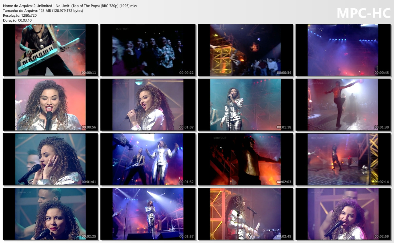2 Unlimited - No Limit  (Top of The Pops) (BBC 720p) [25.02.1993]