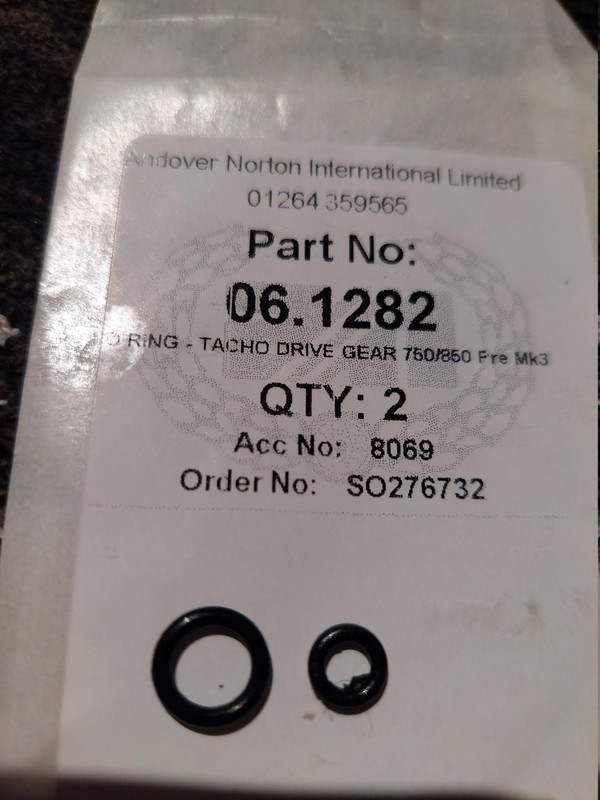 Tach drive housing with oil seal