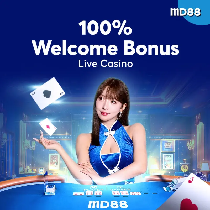 100% Live Casino Welcome Bonus ##Want to play live game? Join us now and get double up bonus!